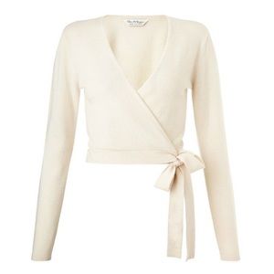 Miss Selfridge Wrap Wool Sweater